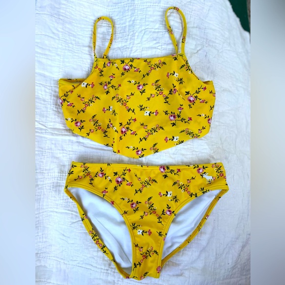 Abercrombie Kids Bikini • Yellow Floral - Picture 1 of 5
